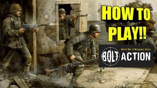 HOW TO PLAY BOLT ACTION second edition!!!!