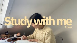 [Study with me] One hour! 함께 공부해요. Let's learn together!