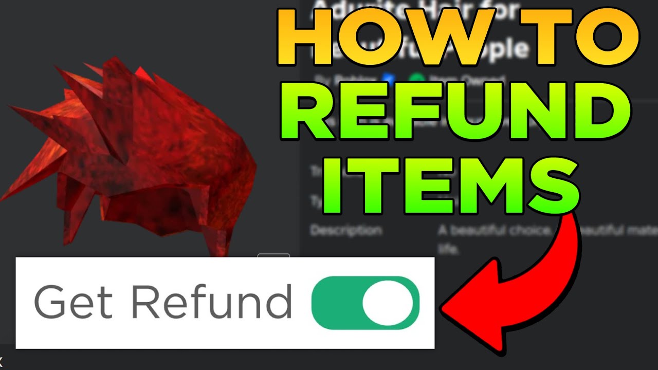 How To REFUND ITEMS On ROBLOX To Get Your ROBUX Back! (2024) - YouTube