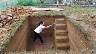 Young Girl Builds a $5000 Underground Bunker in His Backyard - Built a SECRET survival bunker Ep1