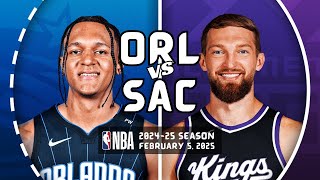 ORLANDO MAGIC vs SACRAMENTO KINGS | FULL GAME HIGHLIGHTS | February 5, 2025 [1080p]