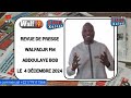 Revue de presse Walfadjri fm wolof abdoulaye bob du jeudi 4 décembre 2024