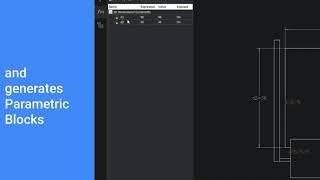 AutoConstrain 2D Parametric Blocks - BricsCAD Lite