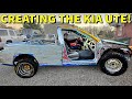 Turning a KIA Into a TRUCK! Now With Mud Tires!