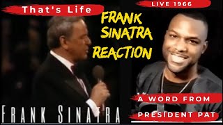 Frank Sinatra | That's Life | LIVE 1966 | REACTION VIDEO