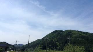 定点タイムラプス(０５２３、０９：３５～１０：０５)＠石川県輪島市