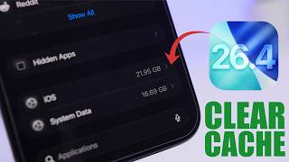 How To Clear iPhone CACHE - iOS 26.4 !