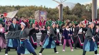 総踊り　祭花　メインステージラスト　秋どまどまつりinモリコロパーク 2024.11.23