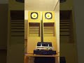 fostex fe206 en full range diy horn loaded speakers playing