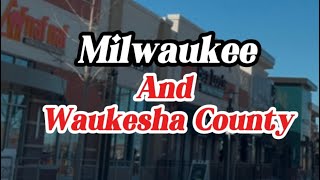 Milwaukee/Waukesha County WI | 4K Drive and neighborhood tour #subscribe | #automobile