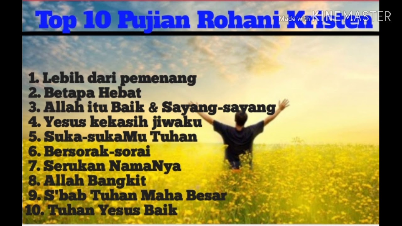 Top 10 Lagu Pujian Rohani Kristen Terenak - YouTube