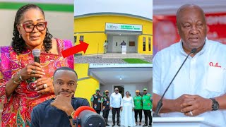 [BREAKING] Lordina Mahama surprise Nkoranza - Maternity Ward built by the Lordina Mahama Foundation