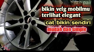 Cat velg mobil inova//tutorial warna bikin sendiri..