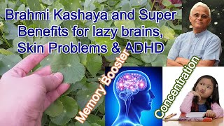 Brahmi leaves kashayam || Memory Booster, Skin problems & ADHD || Dr Khadar Lifestyle