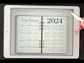 2024 weekly planner walk through video from let’s plan