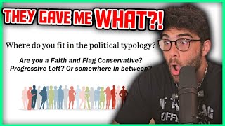 Hasan Takes The Political Typology QUIZ | Hasanabi Reacts to Political Leaning Tests