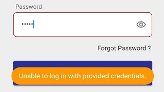 Unable To Login With Provided Credentials Ga Solutions
