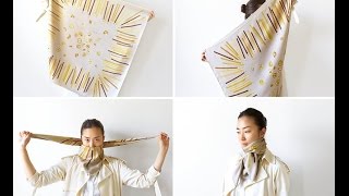 50 creative & beatiful ways to tie a scarf for woman part1