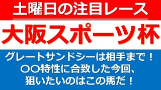 【土曜日の注目レース：大阪スポーツ杯2023】土曜阪神のメインはこの馬から！ユニコーンステークス5着グレートサンドシーは相手まで！土曜阪神のメインレース、大阪スポーツ杯の注目したい1頭を紹介！