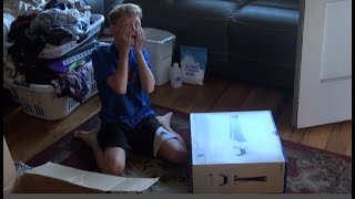 My son gets a surprise Playstation 5