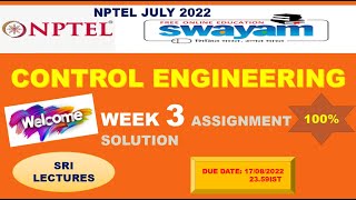 🔥💥WEEK 3💥🔥100%💥 CONTROL ENGINEERING ASSIGNMENT SOLUTION 💥