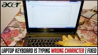 Laptop keyboard typing wrong character | How to repair Acer laptop keyboard & disable fn key from os