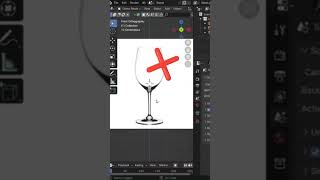 Blender tips - modeling wine glass easily(블렌더로 와인잔 쉽게 모델링 하는 법)