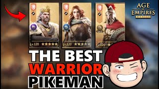 The BEST Warrior Pikemen Lineup In-depth Guide on Age of Empires Mobile | AOEM #aoem #aoemobile