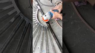 स्टील जोड़ को चमकाए||steel railing design/steel grill/steel polish work #shorts #trendingshorts