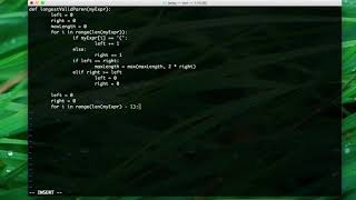 [11b/1000+] Longest Valid Parentheses - Python [L3]