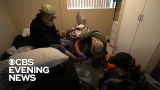 Mobile crisis intervention team responding to mental health calls without police