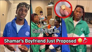 Shamar Bf Proposes 💍… Shamar Said What? 😳….