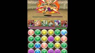 【パズドラ】第14回チャレンジダンジョン Lv8覚醒ホルス