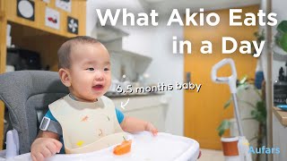 WHAT OUR 6.5 MONTHS BABY EATS IN A DAY | MPASI Simple & Sehat