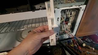 GE Microwave door switch sensor diagnosis and replacement