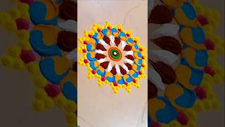 #rangoli #howtomakesimplerangoli #💎