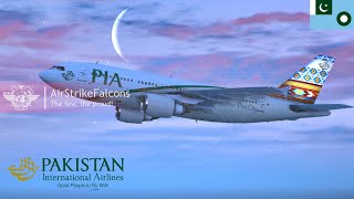 WE ARE PIA | Pakistan Air Force's JF-17 Thunders escorting Pakistan International Airlines Plane!