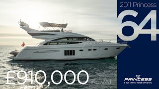 2011 Princess 64 'Star' FOR SALE NOW in Nice, France