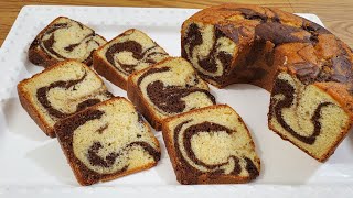 طريقة تحضير الكيك الرخام Best Marble  Cake Recipe