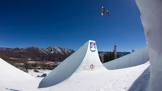 Snowboard Contest on Massive Twin Superpipes - Red Bull Double Pipe