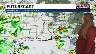 Flood risk through the weekend