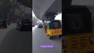 Auto Rikshaw Ride in Hyderabad Part 2 #Hyderabad #auto #autorikshaw #hyperlapse #shorts #india