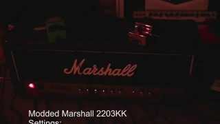 Marshall JCM 800 2203KK - modded and double boosted