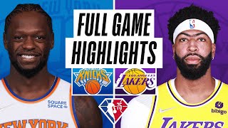 KNICKS at LAKERS | FULL GAME HIGHLIGHTS | February 5, 2022