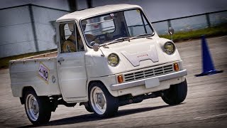 HONDA T360 ホンダ DOHC 軽トラ at SHCC ジムカーナ #SOUND