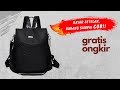 Tas Backpack Wanita Ransel Wanita Anti Maling Pola Di Matahari Lokal Bagus Korea Koleksi ZaidanStore