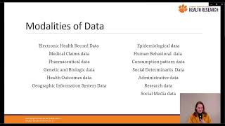 2022 National Big Data Health Science Conference Keynote by Windsor Westbrook Sherrill