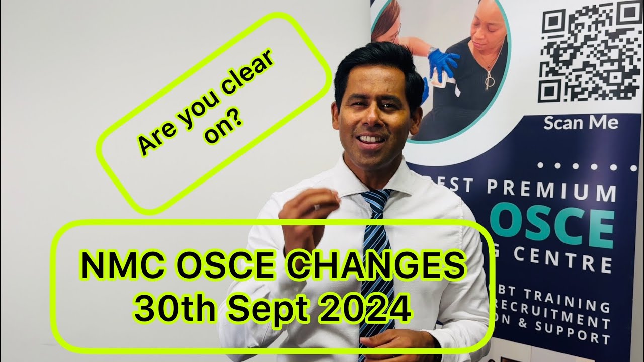 Nmc Osce New Changes Sept 2024 Hst Learning Youtube