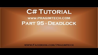 Part 95 Deadlock in a multithreaded program