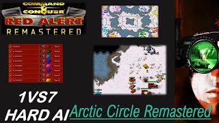 /Command & Conquer Red Alert Remastered/ (Skirmish) 1VS7 HARD AI on Arctic Circle Remastered